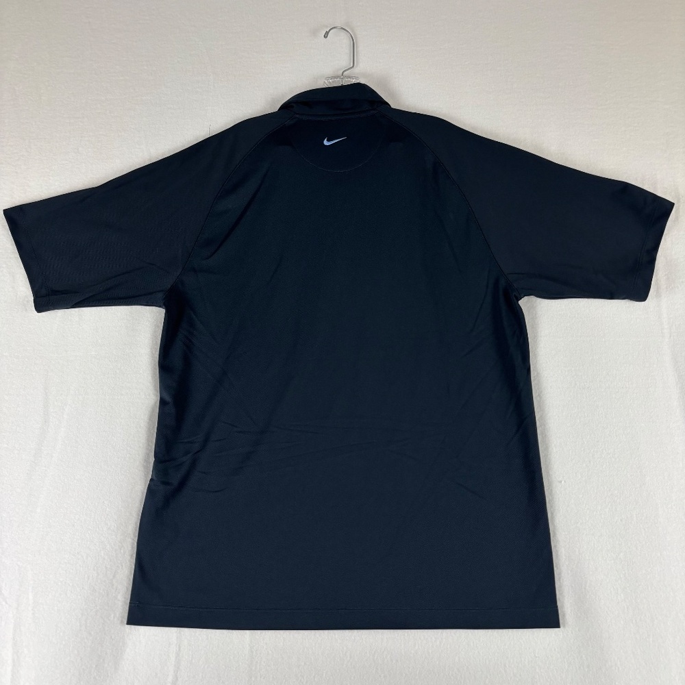 Nike Golf, Fit Dry, Polo Shirt, Dark Blue/Light Blue, Men's Size L - Picture 5 of 10